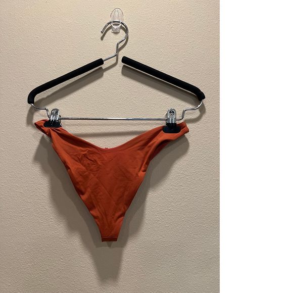 Size M L*SPACE Cabana Bitsy Bikini Bottom in Amber Orange REVOLVE MSRP $84 - Picture 7 of 7